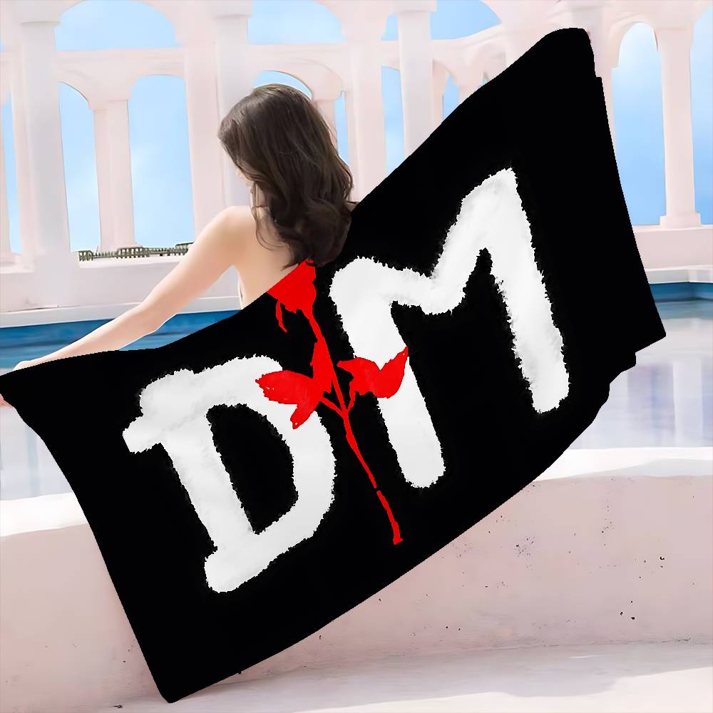Электронный Рок D-Depeche Mode Пляжное Полотенце Цветные Полотенца для Ванной для Девочки Микрофибра Быстросохнущее Без Песка Пляж Йога Бассейн