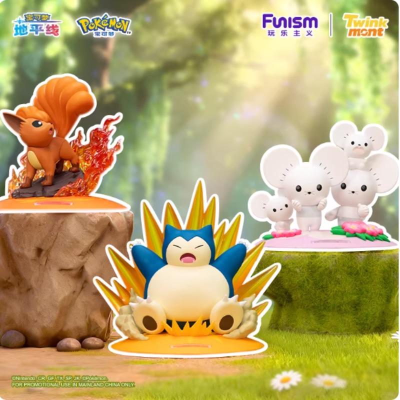 Original Funism Maushold Snorlax Vulpix PVC Anime Character Model Collection Desktop Decoration Toys Gifts