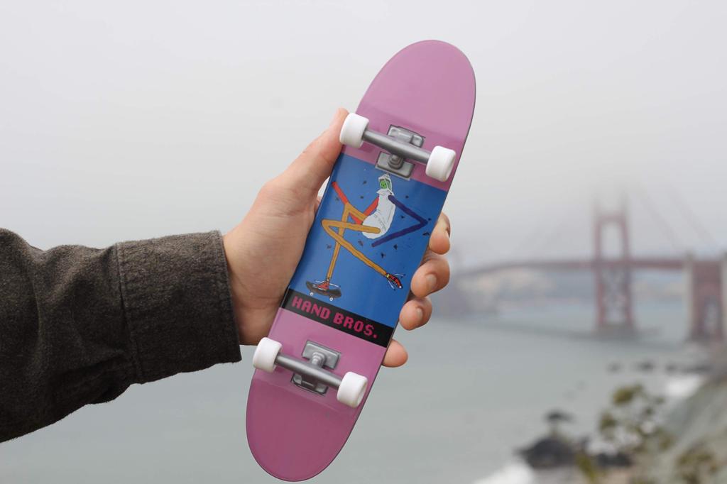 Скейтборд Handboard HANDBROS 27 см 10,5" Tech Large Fingerboard с ручкой