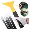 KTM 32cm*15cm Long Car Vinyl Wrap Handled Squeegee Window Tint Decal Plastic Scraper Household Glass Cleaning Glue Film Remover Tool