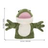 TOYANDONA Frog Hand Puppet, Plush Toy with Moving Mouth, Cute Ventriloquism Puppet for Parents and Children