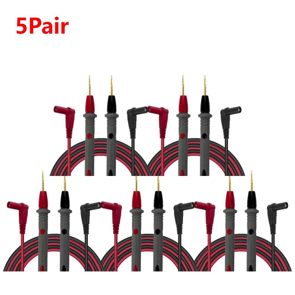 5-1 шт. 1000 В 20 А испытательная ручка универсальный цифровой совместимый мультиметр противоскользящие ручки испытательный шнур мультиметр для электричества