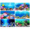 Aquarium Background Poster Tank Ocean Self-adhesive Fish Sticker Backdrop Decor