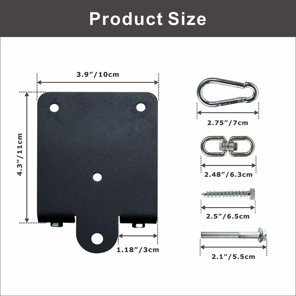 Wear-Resistant Boxing Bag Hanger Rust-Proof 360 Rotation Beam Hook Wall Mounted Hook Muay Thai