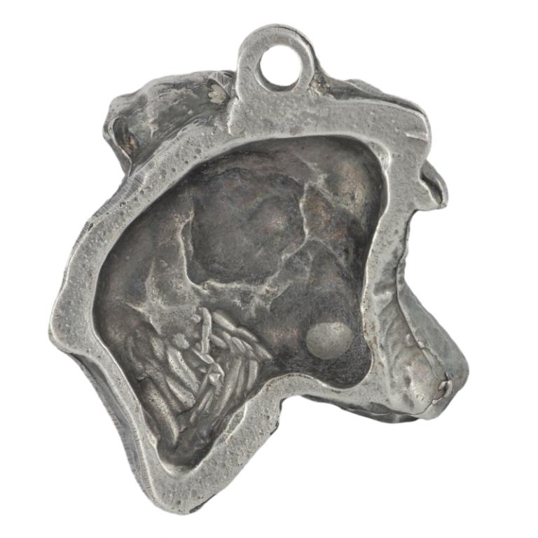 Джек-рассел-терьер - посеребренный брелок для ключей с собакой, украшение на сумочку, подвеска на рюкзак от бренда Art-Dog