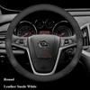For Opel Astra-e Astra L GS sport ST 2023 2024 2025 Steering Wheel Cover Carbon fiber Suede leather Car Accessories j666