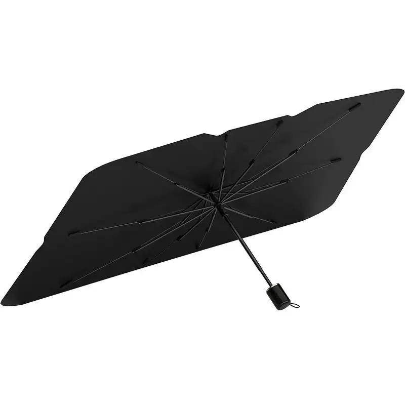 For Tesla Model Y/3 2020-2026 Windshield Sun Shade Umbrella Nano-Ice-Crystal Coatings Protect Car from Sun Rays & Heat Damage