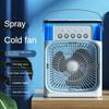 5W Portable Humidifier Fan Air Conditioner Household Small Air Cooler Office 3 Speed Air Adjustment Hydrocooling Fan