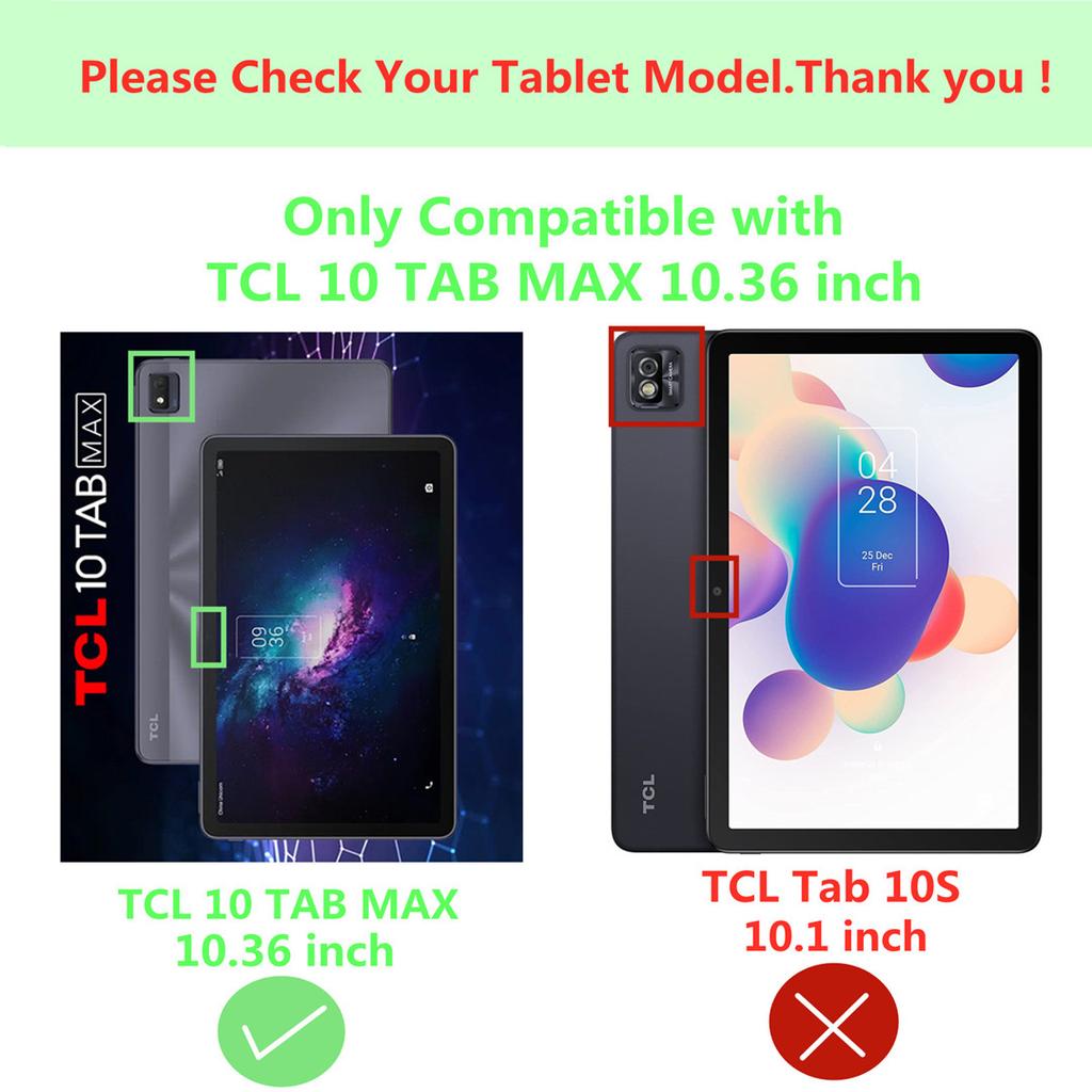 Чехол для планшета TCL 10 TAB MAX 10,36, мягкий силиконовый защитный чехол-подставка для TCL Tab Max 4G 9295G 9296G 9295 10,4 дюйма
