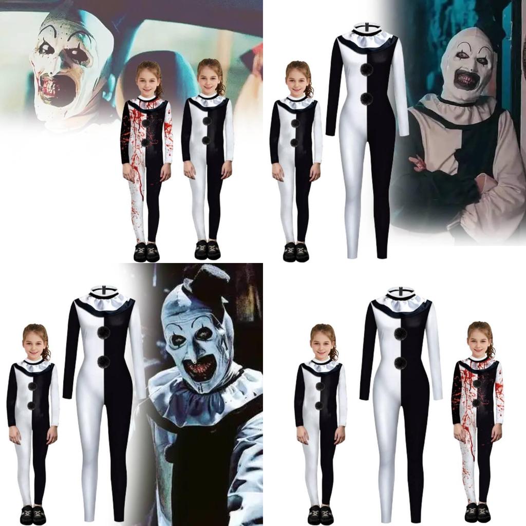 Unique And Comfortable Clown Character Costume For Halloween And Christmas Events