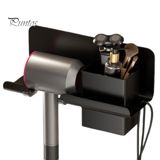 Держатель для фена, настенная стойка для хранения выпрямителя для волос, сушилка, простая установка, полки для ванной комнаты, проволочная вешалка для аккуратного хранения