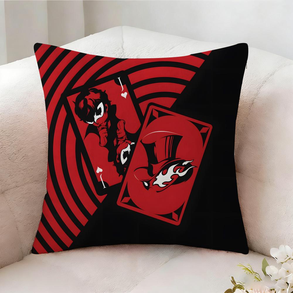 PPersonaS ANIME Pillow Case Pillowcase Doublesided Printed Sofa Cushion Bedroom Headboard Pillow