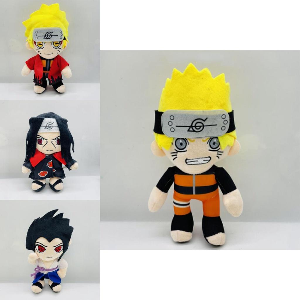 Cute Naruto Plush Stuffed Doll 11" Soft Toy For Kids Uzumaki Kakashi Uchiha Itachi Kurama Theme