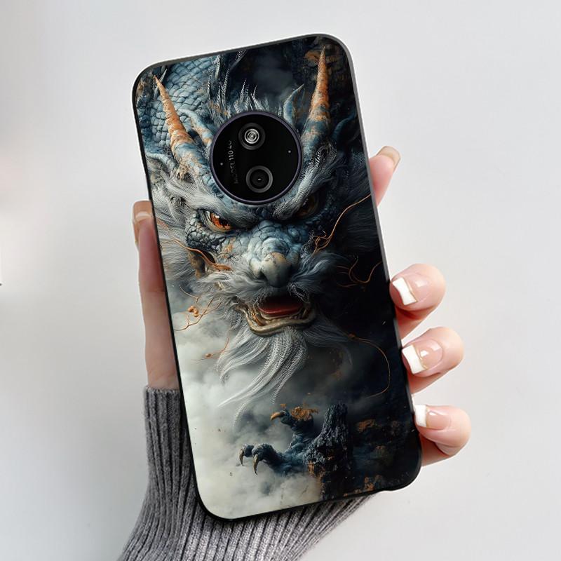 Чехол для Nokia 125 110 4G 2024 HMD 110 Чехол Эстетичный Роскошный Милый Крутой Для Мальчиков Девочек Мягкий Силикон Черный Матовый Крышка-Оболочка для Телефона