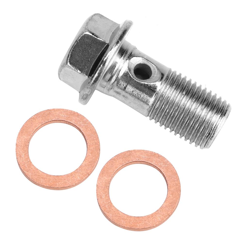 10mm M10x1.00 Motorcycle Screw Hose Bolt for Brake pump Fit for Suzuki Honda Kawasaki Yamaha