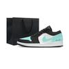 Jordan Air Jordan 1 Mint Dark Tone Low top Vintage Basketball Shoes Men's Green 553558-081(Team855-)