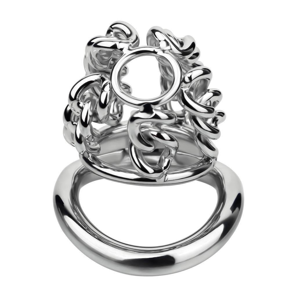 Замок целомудрия из нержавеющей стали, металлический замок целомудрия, клетка для пениса, целомудрие, гей-секс-игрушки, кольцо для члена, уретральное целомудрие, БДСМ