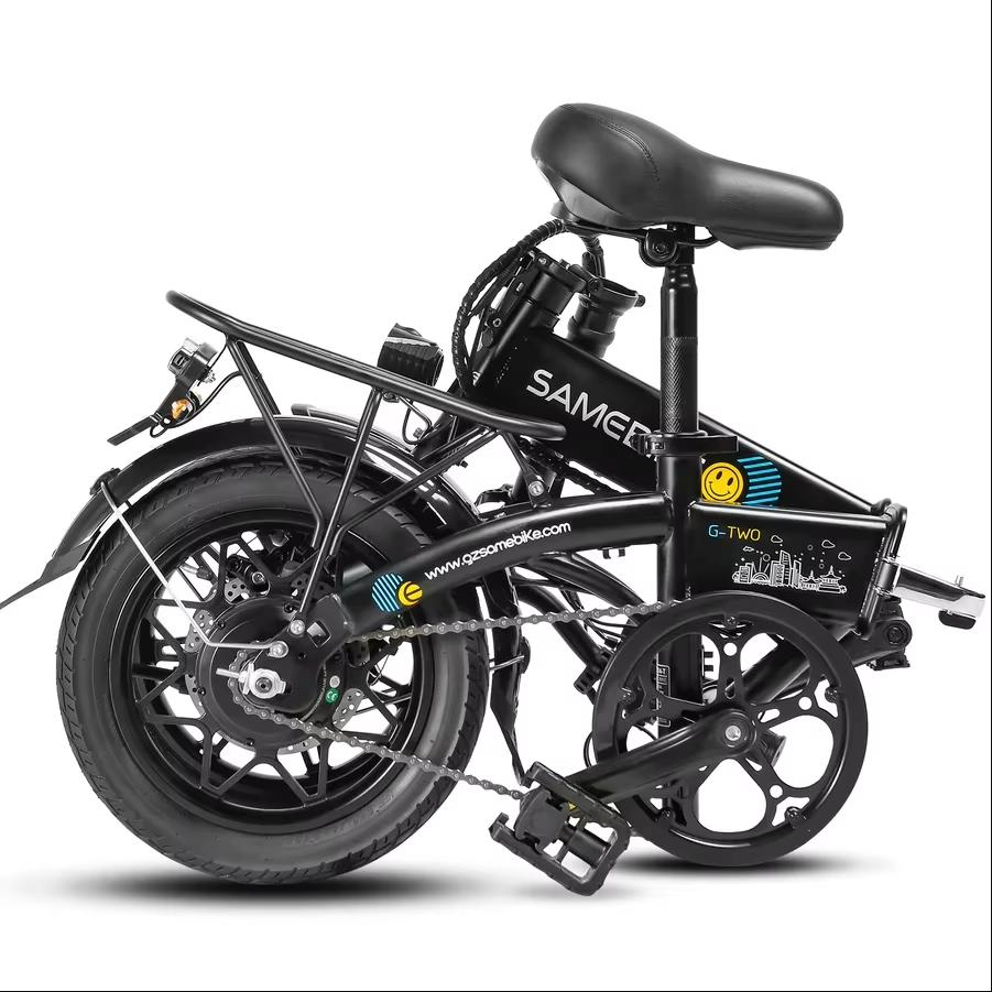 Складной электровелосипед Samebike YINYU14 350 Вт 36 В 7,8 Ач Литиевая батарея 14 дюймов Взрослый Мини Городской Электровелосипед