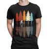 Cycling Retro Forest Road Bike Bicycle Bicycling Merch Unisex Wounisex T Shirt Cotton Tee Print Tshirt Clothing