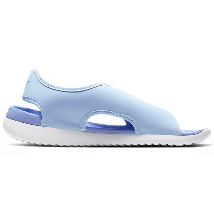 Nike Sunray Adjust 5 V2 Повседневные Удобные Нескользящие Детские Сандалии Детские Сандалии Белый Синий DB9562-402
