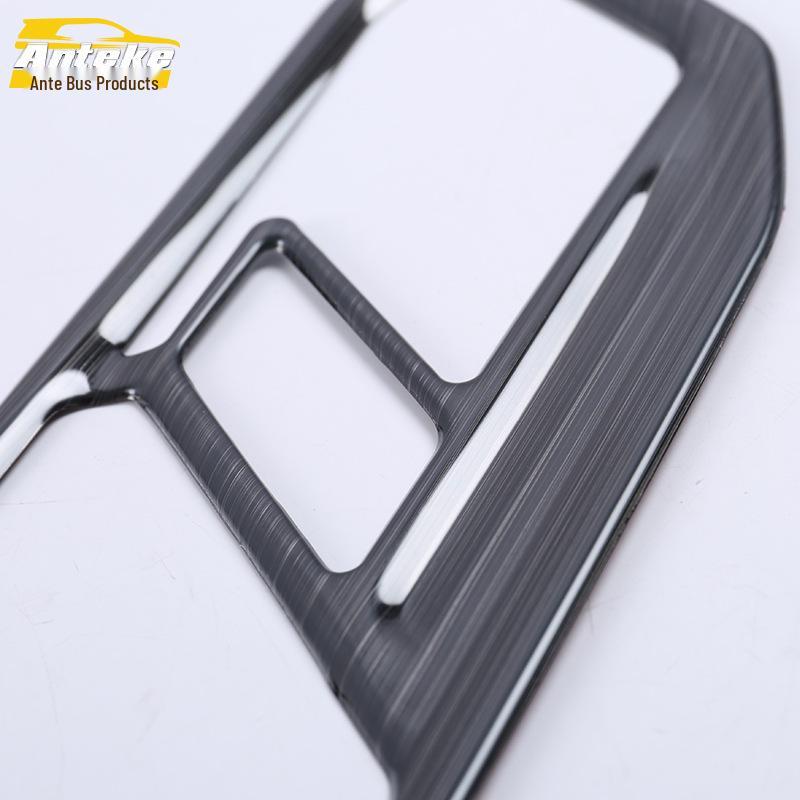 Taycan Interior Door Handle Trim: Bright Ring and Armrest Buckle Accessory for 18 Models