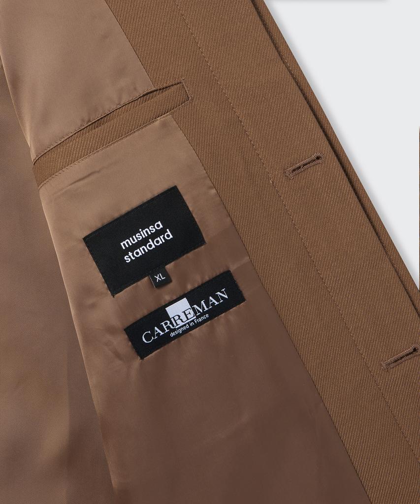 Musinsa Standard Whipcord Structured Minimal Jacket [Desert Brown]