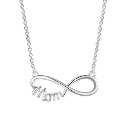Посеребренная модная подвеска MOM Mother Lover S925 Серебряное ожерелье