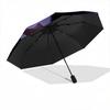 1pc Wednesday Addams Pattern Automatic Umbrella is Fashionable and Good-Looking, a Portable 3-Fold Umbrella, Suitable for Travel and Daily Use, a Trav