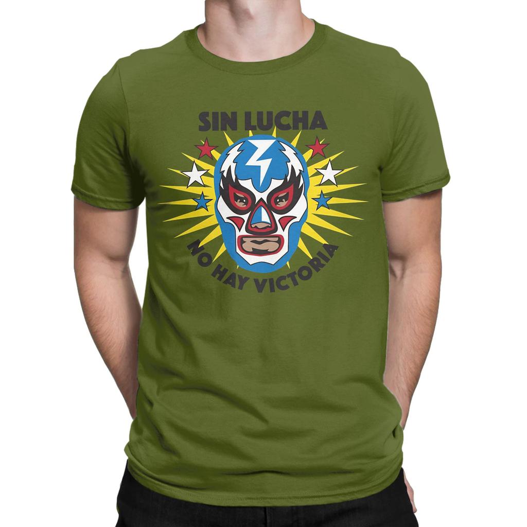 Luchador Sin Lucha No Hay Victoria Novelty Graphic 100 Cotton Tshirt Luchador Tees Tops For Unisex