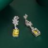 Lindon Copper Alloy Zircon Earrings Drop Earrings For Women Wedding Party Gifts