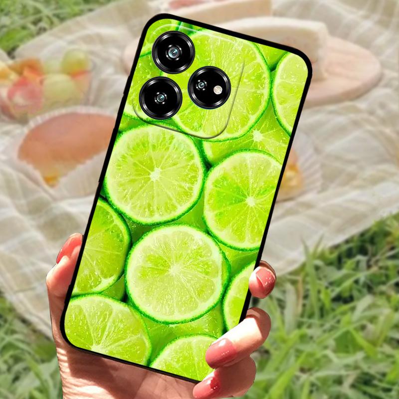 For ZTE Blade V60 Coque Case Nubia V60 Phone Protective Soft Silicone Funda Cover For ZTE Axon 60 4G Z2356 Bumper Fashion Floral