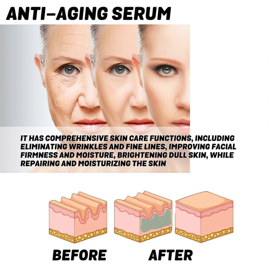 Ouhoe Collagen Anti-Aging Essence For Reducing Fine Lines And Nasolabial Folds On The Face, Hydrating, Moisturizing And Anti-Wrinkle Essence