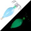 50.6g Luminous Swivel Squid Jigs Hooks Soft Rubber Octopus Hook Baits Simulation Squid Bait Tackle Lures Squid Jig