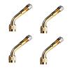 45 90 135 Degree Angle Tire Valve Extension Adapter Car Valve Stem Adapter for Car Truck Motorcycle Cycling Accessories
