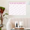 Настенный календарь 2025 Большой календарь для записей на стене, 1 годовой семейный планер-календарь, Использовать январь 2025 - декабрь 2025 2025