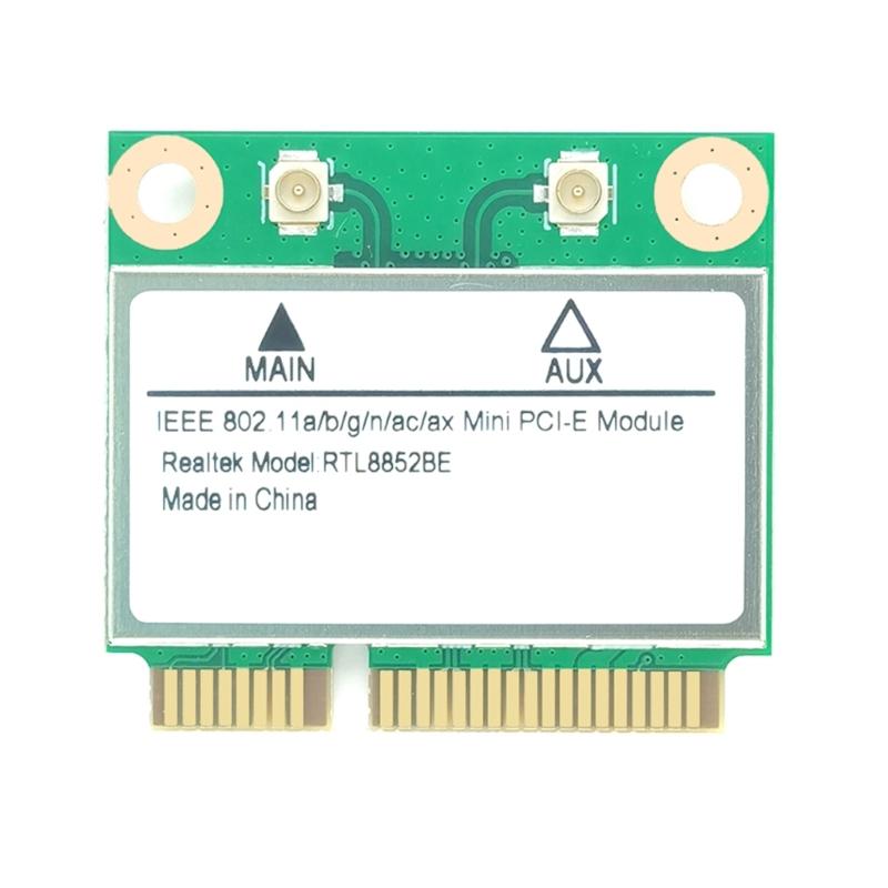 WiFi 6 Wireless Networking Card RTL8852 Chip 1800M Fast Speed 2.4+5Ghz Enhances Connection And Low Latency WIFI Adapter