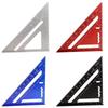 Aluminium Alloy 7Inch Triangle Ruler Precision Inch Metric Angle Ruler Measurement Tool Woodworking Tools