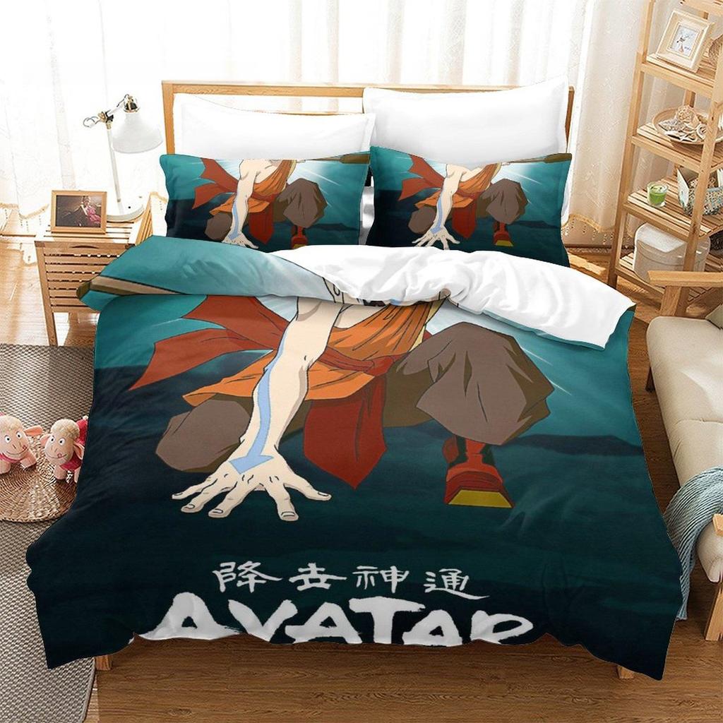 New Avatar: The Last Airbender Bedding Set Single Twin Full Queen King Size Bed Set Adult Bedroom Duvet Cover Sets Home Textile