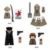 Military Medieval Knights Soldiers Pirates Figures Army Fuisiler Building Blocks Weapons Bricks Toy