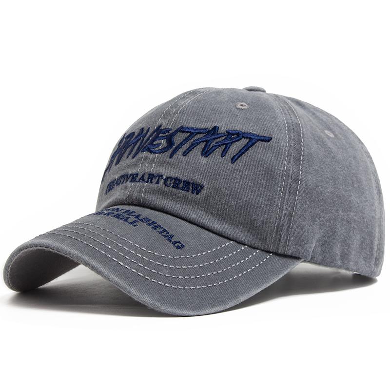 Fashion Women's Baseball Cap Embroidered Cotton Soft Top Men's Caps Casual Retro Travel Visor Hats Summer Sports Trucker Hat