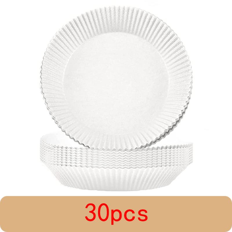 50 шт. одноразовые бумажные подкладки для фритюрницы с антипригарным покрытием круглые бумажные коврики для выпечки кухонные принадлежности для фритюрницы аксессуары для выпечки