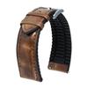 BINLUN Leather Watch Quick Crocodile Pattern Watch Band with Silicone Breathable Replacement Strap for Men and 20mm Strap, Release, Interior, Women,
