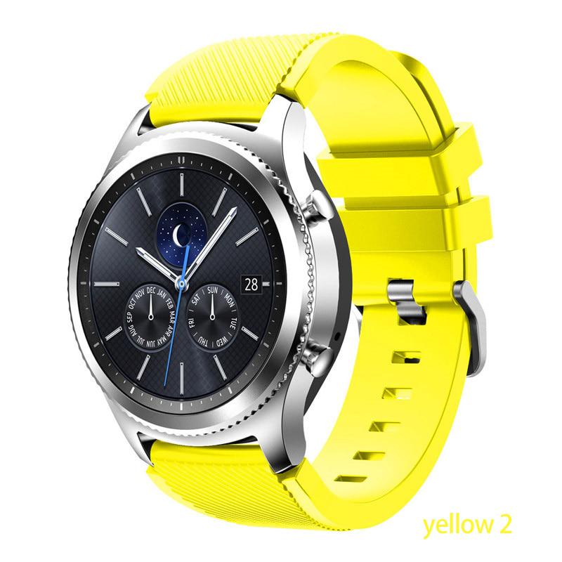 Ремешок 20 мм 22 мм для Samsung Galaxy Watch 4/Classic/46 мм/42 мм/active 2 Gear s3/S2, силиконовый браслет Huawei GT/2/GT2/3 Pro, ремешок