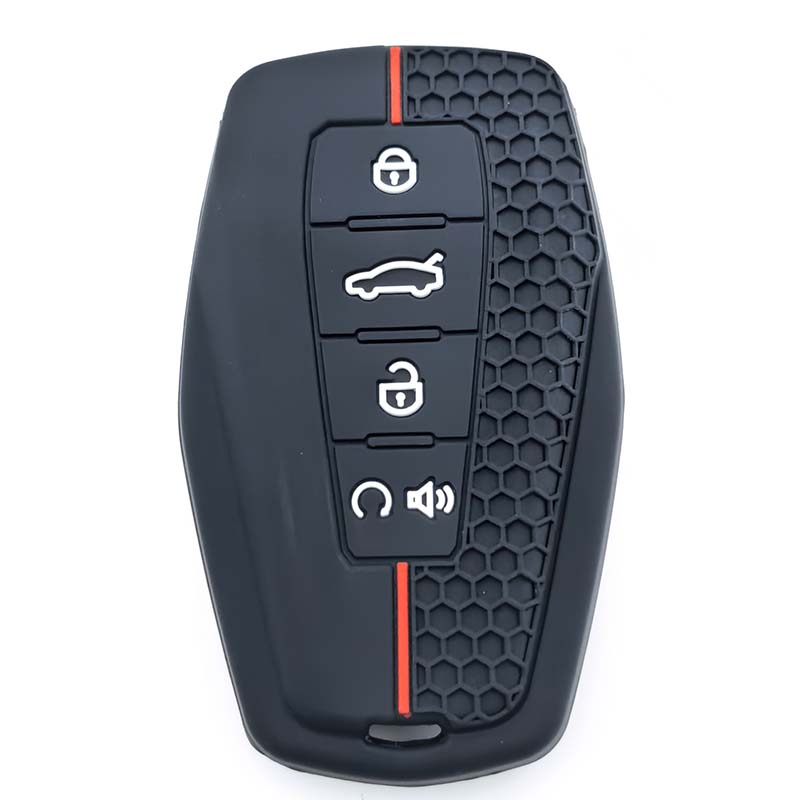 Силиконовый чехол-брелок для автоключа Geely Emgrand X7 Ex7 Coolray - Автостайлинг Защитные аксессуары