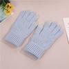 Thick Velvet Knitted Gloves To Keep Warm and Cold-proof Touch Screen Wool Winter Cute and Versatile Split-finger New Style for Women