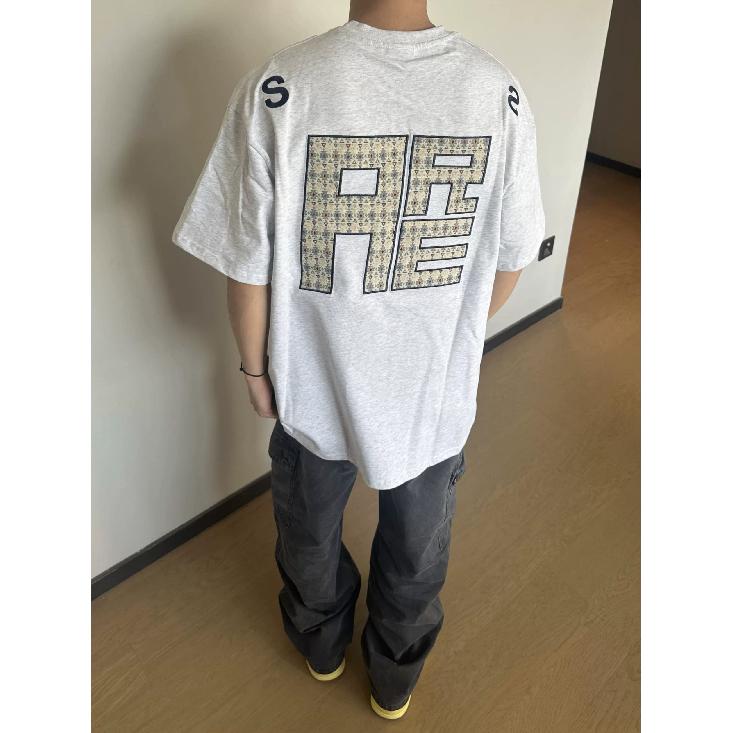 Летняя футболка с коротким рукавом, мужская футболка с принтом в виде граффити на английском языке, стильная футболка из хлопка, модный брендовый топ