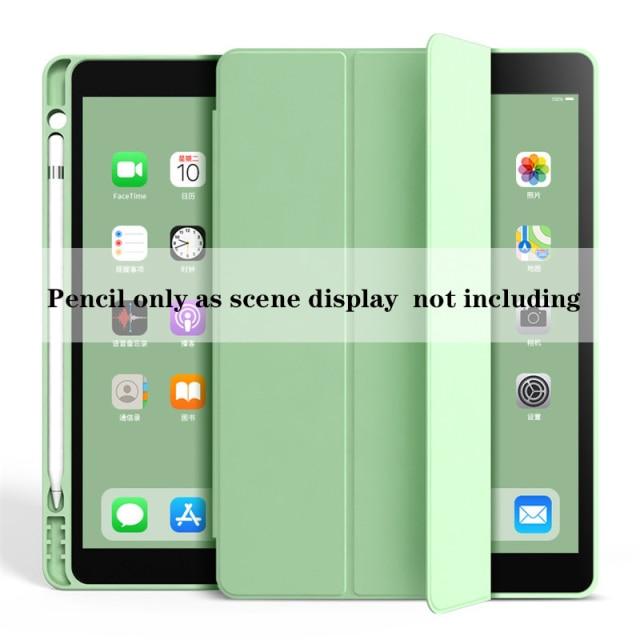 Чехол для iPad Pro 11 10,5 Air 3 Smart Cover 2019 iPad 10,2 8th 9,7 Mini 4 5 с подставкой для карандашей 5-го, 6-го поколения