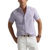 Polo SS26 Вышитый логотип-лошадка Оксфордская свободная рубашка с коротким рукавом Классическая версия Мужские рубашки 710802630-001