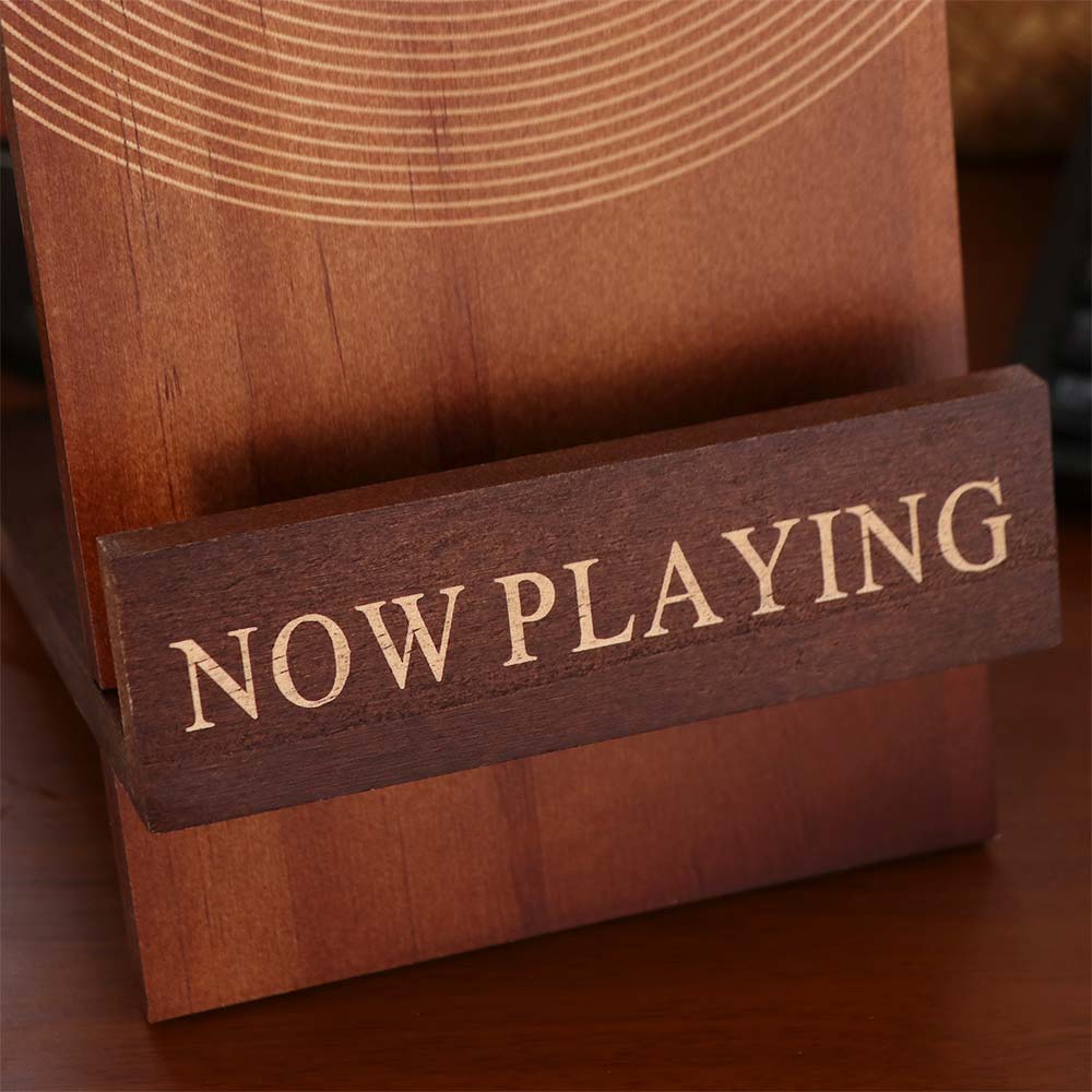 Large Capacity Vinyl Record Holder Handmade Wooden Record Display Stand CD Storage Rack Table