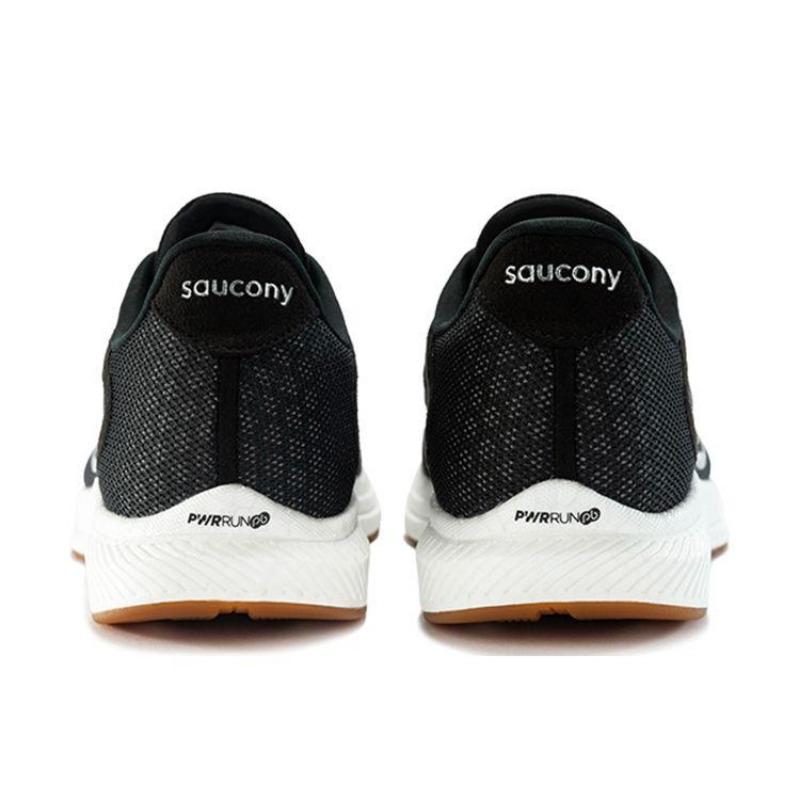 SAUCONY Freedom 4 мужские низкие повседневные кроссовки для бега черные белые амортизирующие нескользящие S20617-12